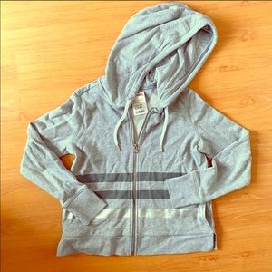 Calvin Klein gray zip up hoodie